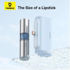 Батарея універсальна Baseus Compact 4900mAh 20 W Lightning, White (PPWC05I) (P10068304212-00) - Фото