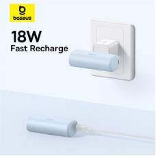Батарея універсальна Baseus Compact 4900mAh 20 W Lightning, White (PPWC05I) (P10068304212-00) - Фото