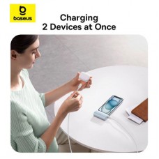 Батарея універсальна Baseus Compact 4900mAh 20 W Lightning, White (PPWC05I) (P10068304212-00) - Фото
