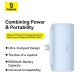 Батарея универсальная Baseus Compact 4900mAh 20W Type-C, White (PPWC05T) (P10068302212-00)
