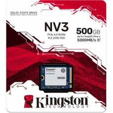 Накопичувач SSD M.2 2230 500 GB NV3 Kingston (SNV3SM3/500G) - Фото