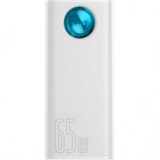 Батарея універсальна Baseus Amblight Digital Quick 30000mAh 65 W, White (PPLG000102) - Фото