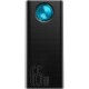 Батарея універсальна Baseus Amblight Digital Quick 30000mAh 65W, Black (PPLG00101)