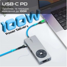 Концентратор Promate USB-C 14-in-1 Promate comandhub-pro (comandhub-pro) - Фото