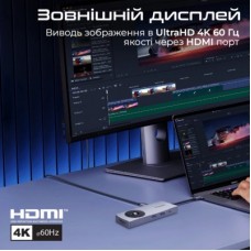 Концентратор Promate USB-C 14-in-1 Promate comandhub-pro (comandhub-pro) - Фото