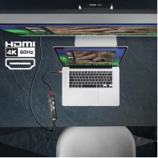Концентратор Promate USB-C 7-in-1 Promate transhub-lite (transhub-lite) - Фото