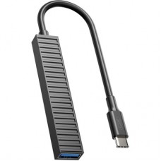 Концентратор XO USB-C 4-in-1 порти XO HUB014B.black (HUB014B.black) - Фото