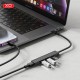 Концентратор XO USB-C 4-in-1 порти XO HUB014B.black (HUB014B.black) Концентратор XO USB-C 4-in-1 порти XO HUB014B.black (HUB014B.black)