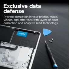Накопичувач SSD 2.5" 4 TB Micron (CT4000BX500SSD1) Накопичувач SSD 2.5" 4 TB Micron (CT4000BX500SSD1) - Фото