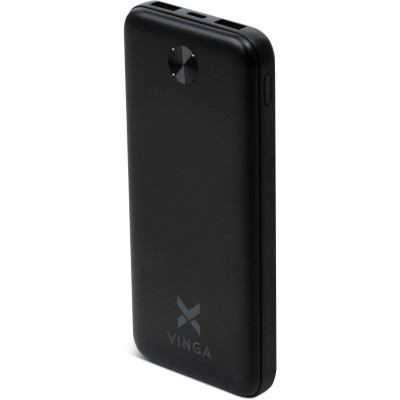 Батарея універсальна Vinga 10000 mAh 10 W Black (VPBB10)
