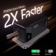 Батарея універсальна Choetech 50000mAh, PD/65W, QC/3.0, USB-C In/out, 2*USB-A (B733-CCBK)