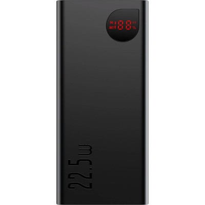 Батарея универсальная Baseus Adaman 10000mAh, PD QC/3.0/22,5W, black (PPAD070001)