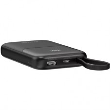 Батарея универсальная Canyon 10000mAh OnPower 101 PD/22.5W built-in cable Black (CNS-CPB101BK) - Фото