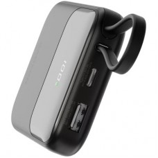 Батарея универсальная Canyon 10000mAh OnPower 101 PD/22.5W built-in cable Black (CNS-CPB101BK) - Фото