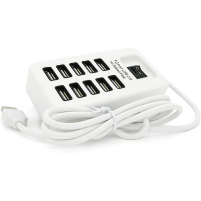 Концентратор Voltronic USB 2.0 to 10xUSB passive (05730)