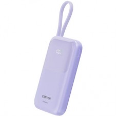 Батарея универсальная Canyon 10000mAh OnPower 101 PD/22.5W built-in cable Purple (CNS-CPB101PU) - Фото