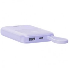 Батарея универсальная Canyon 10000mAh OnPower 101 PD/22.5W built-in cable Purple (CNS-CPB101PU) - Фото