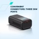 Батарея універсальна Canyon 10000 mAh OnPower 130 TFT PD/30W Dark Grey (CNS-CPB130DG)