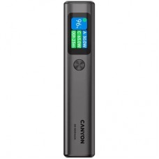 Батарея універсальна Canyon 20000 mAh OnPower 230 TFT PD/130W Dark Grey (CNS-CPB230DG)