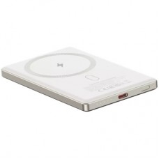 Батарея універсальна Canyon 5000 mAh OnPower 505 slim Magsafe PD/20W Beige (CNS-CPB505BE) - Фото