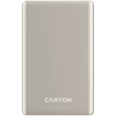 Батарея універсальна Canyon 10000 mAh OnPower 510 slim Magsafe PD/20W Beige (CNS-CPB510BE)