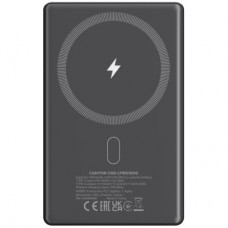 Батарея універсальна Canyon 10000 mAh OnPower 510 slim Magsafe PD/20W Dark Grey (CNS-CPB510DG) - Фото