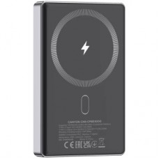 Батарея універсальна Canyon 10000 mAh OnPower 510 slim Magsafe PD/20W Dark Grey (CNS-CPB510DG) - Фото