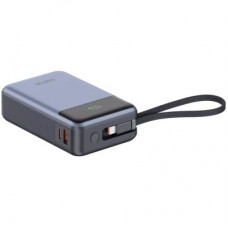 Батарея універсальна Canyon 20000 mAh OnPower 600 PD/65W built-in cable Dark Grey (CNS-CPB600DG) - Фото