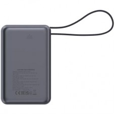 Батарея універсальна Canyon 20000 mAh OnPower 600 PD/65W built-in cable Dark Grey (CNS-CPB600DG) - Фото