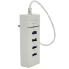 Концентратор Voltronic USB 3.0 to 4xUSB white (NX-UH-303W) - Фото
