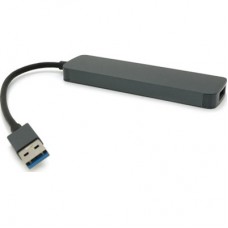Концентратор Voltronic USB 3.0 to 4xUSB 0.2 m aluminum (YT-3H4/2TB) - Фото