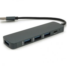 Концентратор Voltronic USB 3.0 to 4xUSB 0.2 m aluminum (YT-3H4/2TB) - Фото