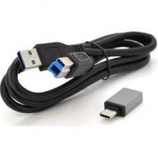 Концентратор Voltronic USB 3.0 to 6xUSB + 4xQC3.0 with switches DC12V4A black (YT-3H6+4) - Фото