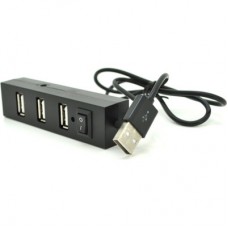 Концентратор Voltronic USB 3.0 to 4xUSB black (YT-HUB4-B) - Фото