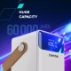Батарея универсальная Canyon 60000mAh OnPower 610 PD/100W metal White (CNS-CPB610W)