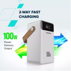 Батарея універсальна Canyon 60000mAh OnPower 610 PD/100W metal White (CNS-CPB610W) - Фото