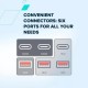 Батарея универсальная Canyon 60000mAh OnPower 610 PD/100W metal White (CNS-CPB610W)