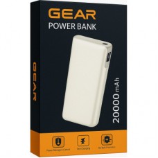 Батарея універсальна GEAR 20000 mAh, PD/22.5W, black (WP952P) - Фото