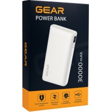 Батарея універсальна GEAR 30000mAh, PD/100W, black (DL302C) - Фото