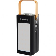Батарея универсальная ColorWay 80 000 mAh LCD/Lamp (USB/QC3.0 + USB-C/PD/22.5W) Black (CW-PB800LPA8BK-PDD)