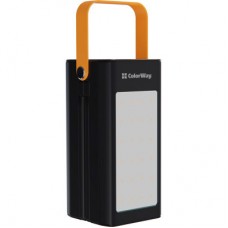 Батарея универсальная ColorWay 80 000 mAh LCD/Lamp (USB/QC3.0 + USB-C/PD/22.5W) Black (CW-PB800LPA8BK-PDD) - Фото