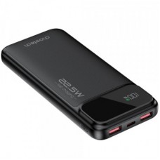 Батарея універсальна Choetech 10000 mAh 22.5W, PD, QC/3.0, USB-A, USB-C, Black (B728-CCBK) - Фото