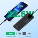 Батарея універсальна Choetech 10000 mAh 22.5W, PD, QC/3.0, USB-A, USB-C, Black (B728-CCBK)