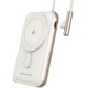 Батарея універсальна Choetech Magnetic Wireless 10000 mAh 20W, PD, Qi-15W, USB-C In/Out, buid-in cabel, White