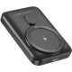 Батарея универсальная Choetech Magnetic Wireless 10000mAh 20W, PD, Qi-15W, USB-C In/Out, with holder, Black
