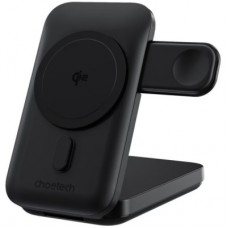 Батарея універсальна Choetech Magnetic Wireless 10000 mAh 20W, PD, Qi-2 15W, USB-C, Lightning, Apple Watch