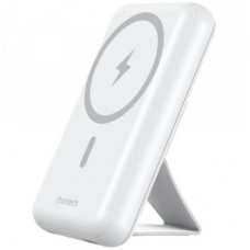 Батарея універсальна Choetech Magnetic Wireless 10000 mAh 20W, PD,QC/3.0, USB-A, USB-C, White (B663-ACWH) - Фото