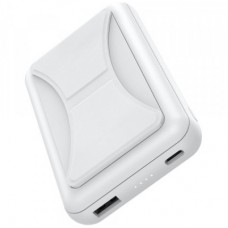 Батарея універсальна Choetech Magnetic Wireless 10000 mAh 20W, PD,QC/3.0, USB-A, USB-C, White (B663-ACWH) - Фото