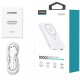 Батарея універсальна Choetech Magnetic Wireless 10000 mAh 20W, PD,QC/3.0, USB-A, USB-C, White (B663-ACWH)