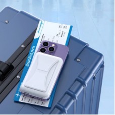 Батарея універсальна Choetech Magnetic Wireless 10000 mAh 20W, PD,QC/3.0, USB-A, USB-C, White (B663-ACWH) - Фото